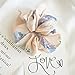 Teemico 8 Pack Colorful Bobbles Elastic Hair Bands Chiffon Floral Fabric Hair Ties, 8 Colors (Style 3)