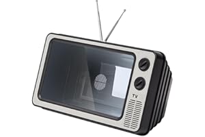 12" Retro TV Amplifier Phone Screen Magnifier, 3D HD Mobile Phone Screen Magnifying Enlarger for Movies Videos Games, Fit for