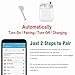 Bluetooth Headphones, Wireless Headsets Earbuds Stereo in-Ear Earphones with Charging Case, Running Earphones with Noise Cancelling Mic for All Smartphonesthumb 4