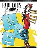 Fabulous Fashions coloring Book: 1960s Fashion Coloring Book for Adults by Riho Nagashima