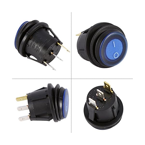 2Pcs-12V-Car-LED-Light-Illuminated-OnOff-Toggle-Rocker-Switch-3P-SPST-Waterproof