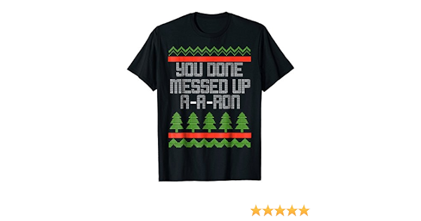 aa ron ugly sweater