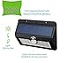 Outdoor Wall Solar Lights - Super Bright 20 Big LED Motion Sensor Solar Powered Wireless Waterproof Security for Garden Ponds Accent Lighting Decor Lamp Finials Lights with Three Smart Modes