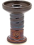 Hookah John 80 feet Clay Phunnel Bowl With Grommet And Shisha Shaped Air Fresher Brown Blue Green Sarsaparilla