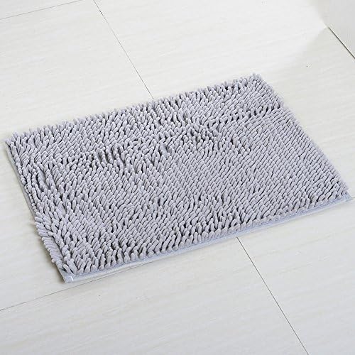 Happy Cool 13" 20" Chenille Specific Color Indoor Outdoor Hello Doormat Decorative Entry Carpet Decor Front Entrance Large Small Inside Outside Front Door Mat Carpet Floor Rug Sliver