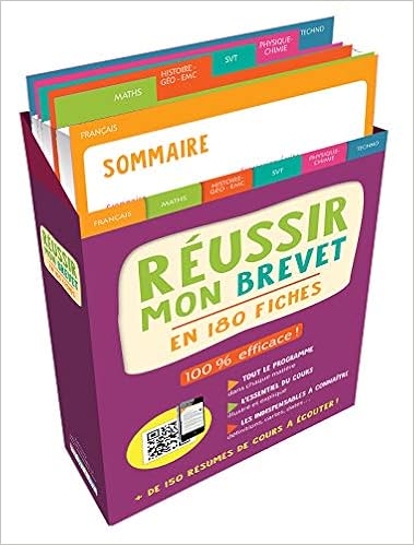 Amazon Fr Boite A Fiches Reussir Mon Brevet Rue Des Ecoles Livres