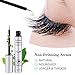 Proteove Makeup Lash Mascara - Voluminous Dual Thickening & Lengthening Mascara, Waterproof & Smudge-proof Advanced Product for Long Lavish Eyelashes, Black（Eyelash Growth Serum Included）