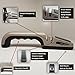 Top Cutz Knife Sharpener, 3 in 1 Sharpening Tool, Best New Design, Includes 8 Honing Wheels for a Sharp Edge, Built in Coarse Sharpening Stone to Repair Damaged Blades, Special Slot for Scissors