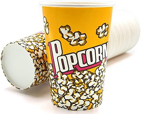 Carnival King 46 oz. Popcorn Cup, Pack of 40 cups