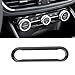 ABS Chrome Plastic Center Air Conditioning Adjustment Frame Trim Car Accessory Carbon fiber style for Alfa Giulia Stelvio 2016 2017 2018