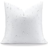 Artscope 18x18 Outdoor Pillow Inserts, Synthetic Down Waterproof Throw Pillow Inserts, Soft Decorative Outdoor Pillows for Couch Sofa Bed Patio Furniture