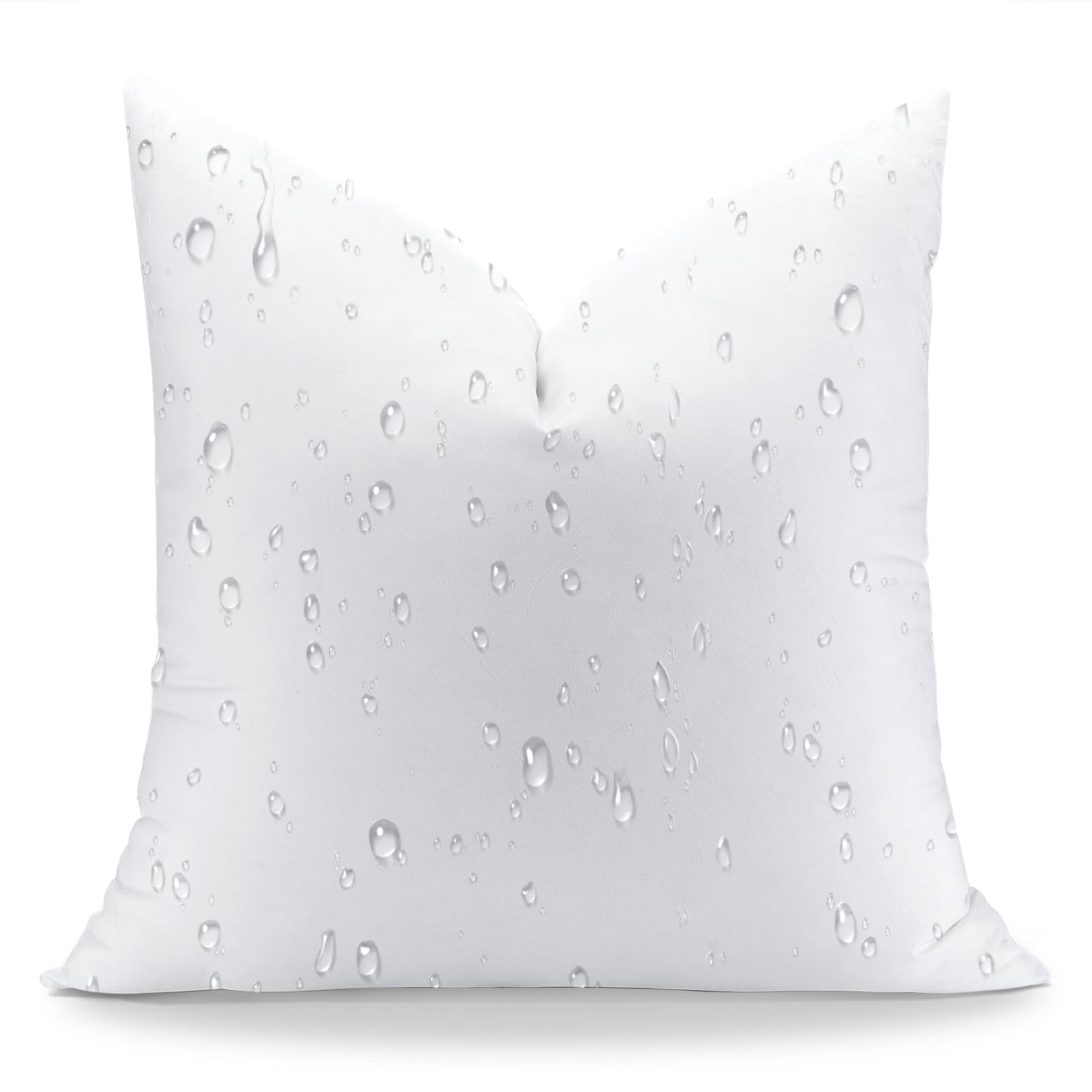 Photo 1 of Artscope 24x24 Outdoor Pillow Inserts, Synthetic Down Waterproof Throw Pillow Inserts, Soft Decorative Outdoor Pillows for Couch Sofa Bed Patio Furniture