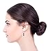 Contemporary Design 925 Sterling Silver Black Onyx Women's Dangle Earrings