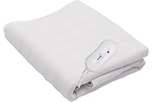 DORTALA Massage Table Warmer, Twin Electric Heated Mattress Pad Bed Warmer with 3 Heat Settings, Overheat Protection, Machine Washable, Ideal for Home Spa, White