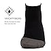 Feetures! Men's Plantar Fasciitis Relief Athletic Sock, black, Large (US Mens 9-12/US Womens 10-13)