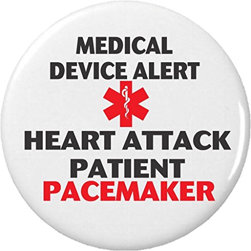 Medical Device Alert Heart Attack Patient â€“ Pacemaker 2.25â€ Large Button Pin