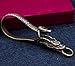 Dragon Horse Fob Solid Brass Wallet Chain Key ring Belt Hook Keychain Pendant Christmas Mens Gift 28x82 mm