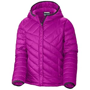 Columbia Big Girls' Powder Lite Puffer Jacket, Bright Plum, Small