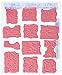 Stampers Anonymous Tim Holtz Cling Rubber Stamp Set, 7 by 8.5-Inch, Mini Blueprints No.3