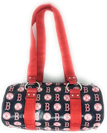 B for Betsy MLB Boston Red Sox Lacquered Canvas Tube Bag