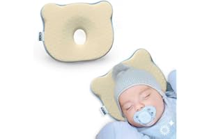 CIRIRE Memory Foam Baby Pillow Soft Cozy Pillow Breathable Anti Slip Bedding Set Machine Washable