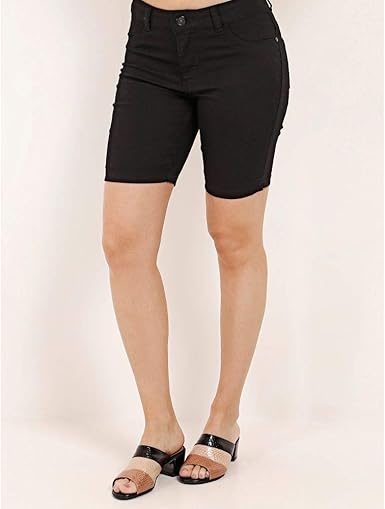 bermuda jeans feminina bivik