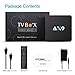 TICTID [1G DDR3/8G EMMC] AX9 Android 7.1 TV Box Amlogic Quad Core A53 Processor 64 Bits Smart TV Box with H.265 HEVC Video Decoder UHD 4k.2k HDMI 2.0 Output 2.4G WiFi Android Box