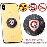 360 Round EMF Protection Tesla Technology: EMF Absorption From CELL PHONE, WiFi, Laptop-All EMF Devices|Negative Ion Generator| International AWARDS|Anti Radiation Shield, EMR Blocker Device 1.18 INCH