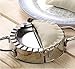 Stainless Steel Dumpling Press Tool (Large 3'' Diameter)