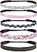 Hipsy Cute Fashion Adjustable No Slip Hairband Headbands for Women Girls & Teens (5pk Spring Floral Headbands)