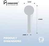 HNNHOME Soft Shower Screen Seal Strip White 1.2 Meter Folding Door Rubber view 3