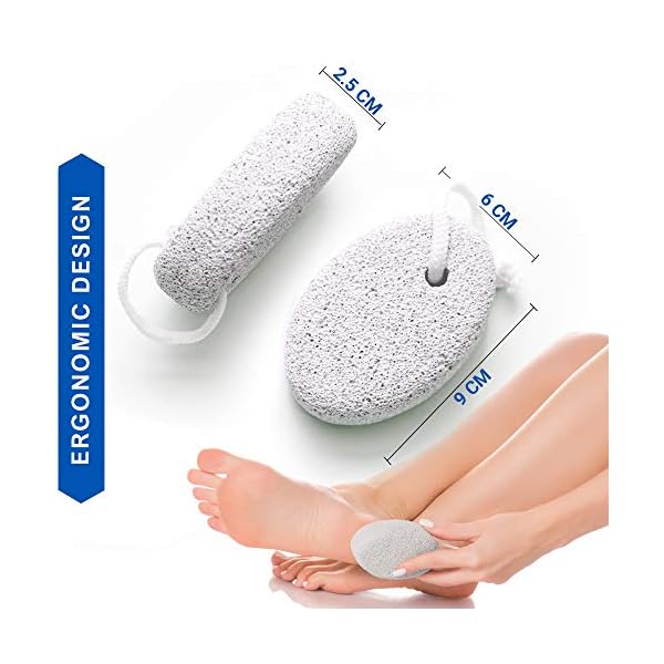 NIMXY-Pumice-Stone-for-Feet-and-Hands-2-Pcs--Feet-Hard-Skin-Remover--Foot-Scrubber-for-Dead-Skin-Removal--Natural-Foot-File-and-Callus-Remover-for-Skin-Exfoliation NIMXY Pumice Stone for Feet and Hands 2 Pcs – Feet Hard Skin Remover – Foot Scrubber for Dead Skin Removal – Natural…