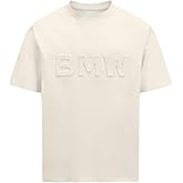 BMW Core Large T-Shirt – 100% Organic Cotton, Embossed Logo, Ribbed Neckline, Regular Fit