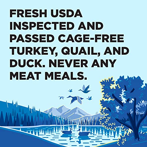 BIXBI LIBERTY GRAIN FRIENDLY DRY DOG FOOD, GAME BIRD FEAST RECIPE, 4 LBS – FRESH MEAT, NO MEAT MEAL, NO FILLERS – GENTLY STEAMED & COOKED – NO SOY, CORN, RICE OR WHEAT FOR EASY DIGESTION – USA MADE