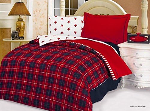 4-Pc Duvet Cover Set in American Dream