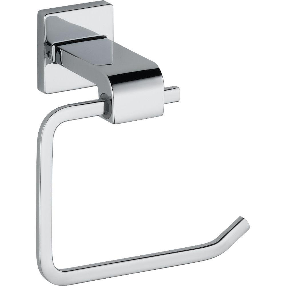 DELTA 77550 Ara Toilet Paper Holder, Polished Chrome, 3.5 x 6.25 x 3.5 Inches