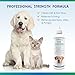 Salveo Petcare Dog Ear Cleaner Gently Removes Wax Dirt & Odor – Relieves Itching Cleans Away Infection Causing Bacteria & Yeast – Professional Strength Natural Formula - Made in USA