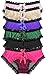 Simplicity 6 Pack of Women's Cheeky Hipster Lace Trim Underwear Panties Sheer