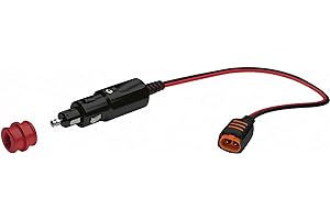 CTEK Connect CIG Plug, Permanent Connection for Hard-to-Reach Batteries, Easy Connection to Your CTEK Battery Charger Using The Vehicle 12V Accessory Sockets, for Cars, Motorcycles & Other Vehicles
