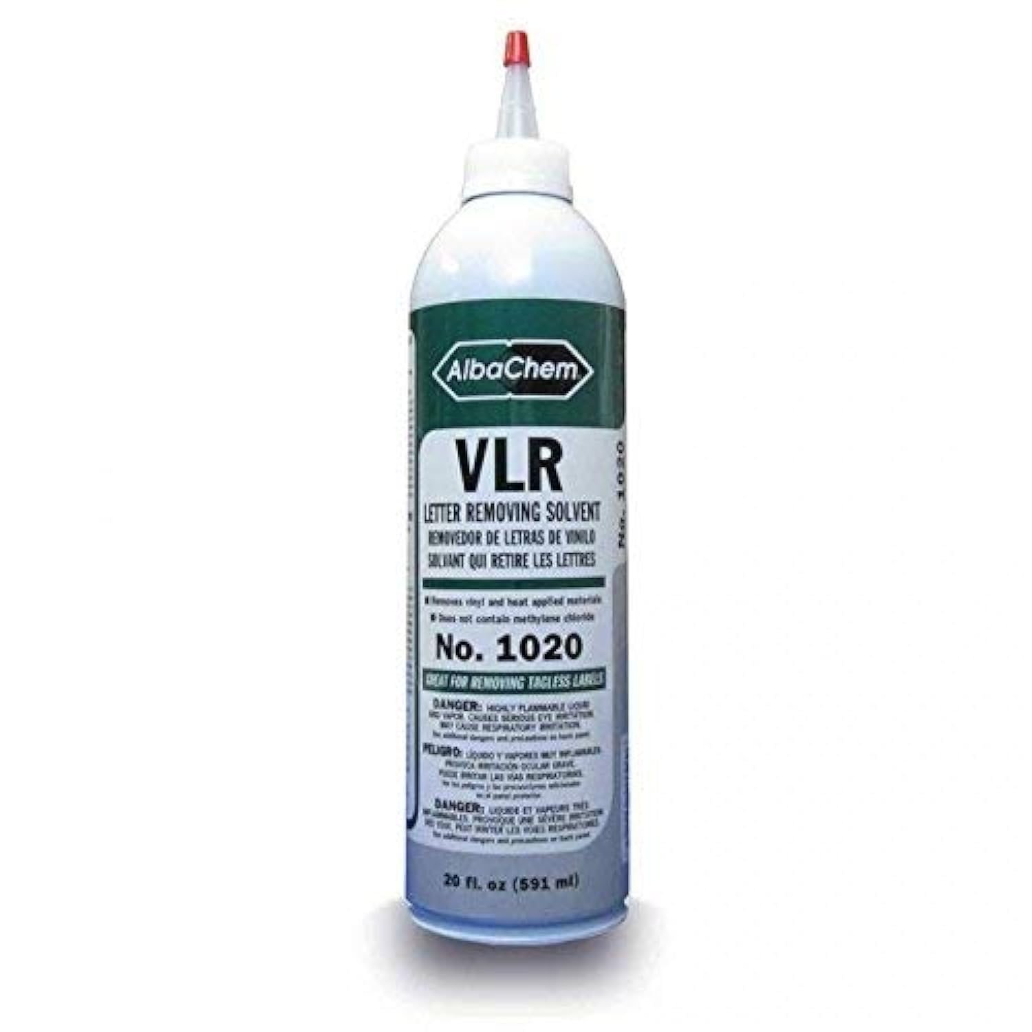 AlbaChem Heat Transfer Vinyl Remover - Safely Remove HTV & Vinyl Letters from Fabric | No. 1020