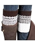 OVERMAL 2016 Jacquard Knitted Leg Warmers Socks Boot Cover
