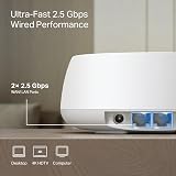 TP-Link Deco BE25 3-Pack Mesh WiFi 7 BE3600Mbps 2x 2.5G Ports MLO view 4
