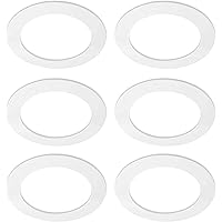 6-Pack Goof Ring For 6 Inch Canless Sli Recessed Lights, Beveled - View #6