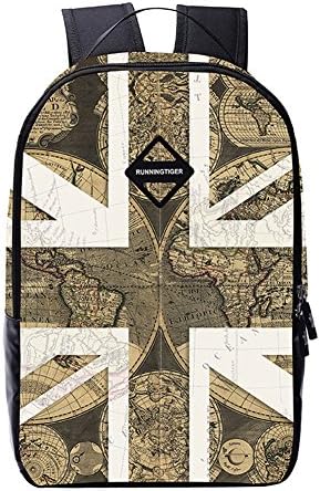 AIZHE 3D Print Colorful Bookbag Cool Schoolbag for Boys and Girls (Mysterious)