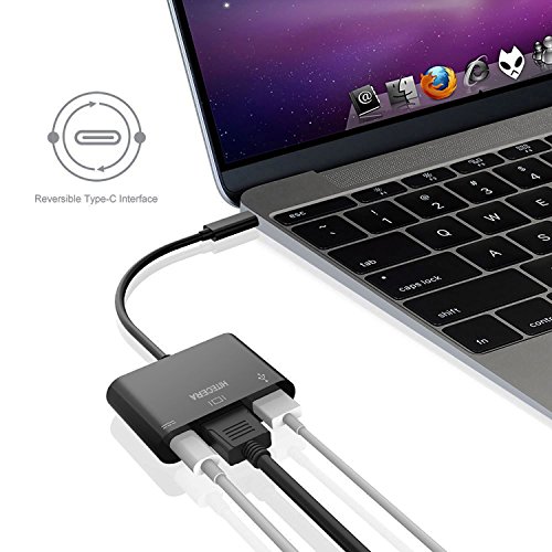 USB 3.1 Type C Multiple Adapter to HDMI/USB 3.0/USBC Charging Port for MacBook 12Inch