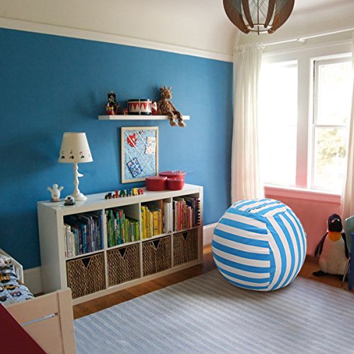 6 WEKAPO+Stuffed+Storage+Quality+Canvas%25EF%25BC%2588Blue%25EF%25BC%2589