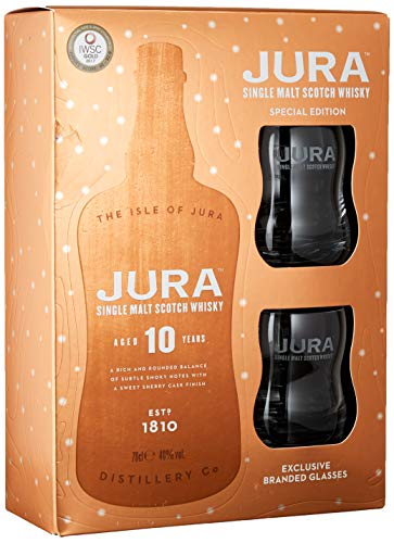 Jura Single Malt 10 mit zwei Gläsern Design 2022 – Bild 5