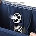 DAVID ARCHY Men's Underwear Micro Modal Dual Pouch Trunks Support Ball Pouch Bulge Enhancing Boxer Briefs for Men 3 or 4 Pack Navy Blue