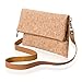 CrossBody Bag Clutch Shoulder Bag Purse Fold Over Lightweight Cork ECO For Women Girl Small