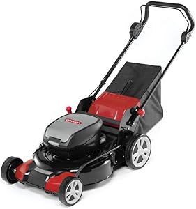 Oregon 591080 LM400 Cordless Lawnmower, Red/Black